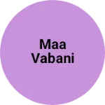 Business logo of Maa vabani