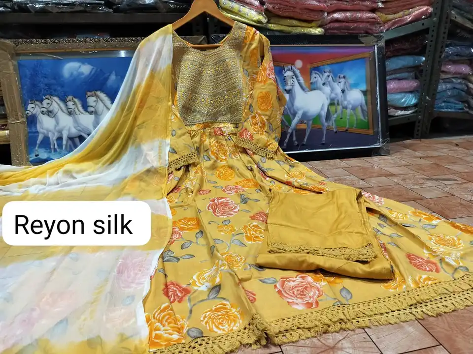 Reyon silk uploaded by Deepika Designer Saree on 8/5/2023