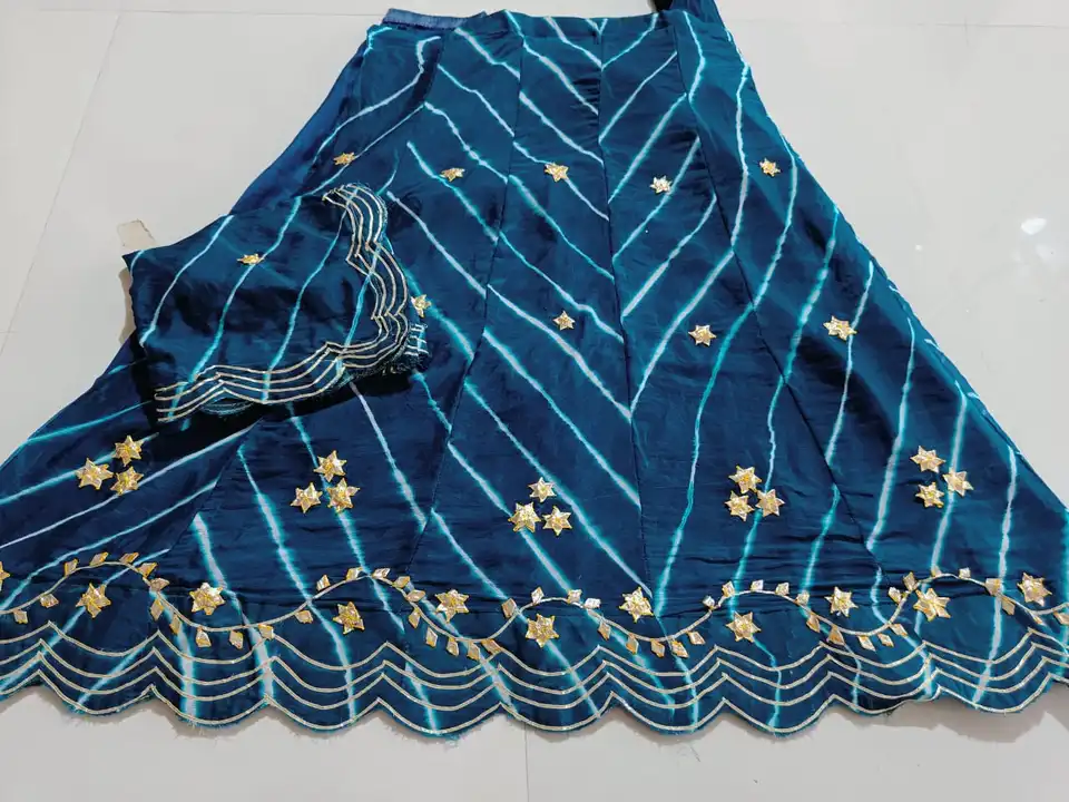 Chinnon Silk lahnga uploaded by Deepika Designer Saree on 8/5/2023