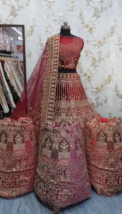 Micro velvety bridal uploaded by Maa karni creation on 8/5/2023