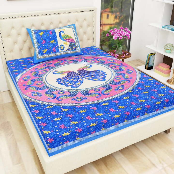 Cotton Single Size Bedsheet  uploaded by Maa Collection on 8/5/2023