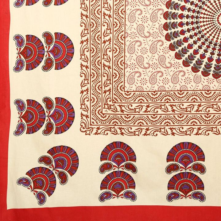 Cotton jaipuri print bedsheet  in 60×90 inches uploaded by Maa Collection on 8/5/2023