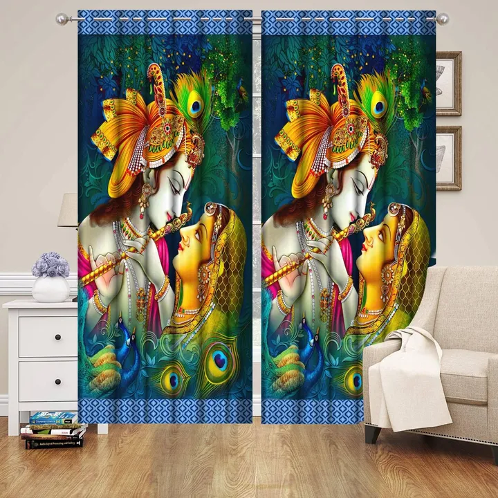 Digital print curtains  uploaded by Bhavlabh home furnishings on 8/5/2023