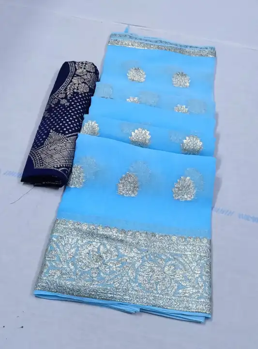 *Jay Shree Shyam* 



New  Summer special saree

*beautiful color combination Saree for all ladies*
 uploaded by Gotapatti manufacturer on 8/6/2023