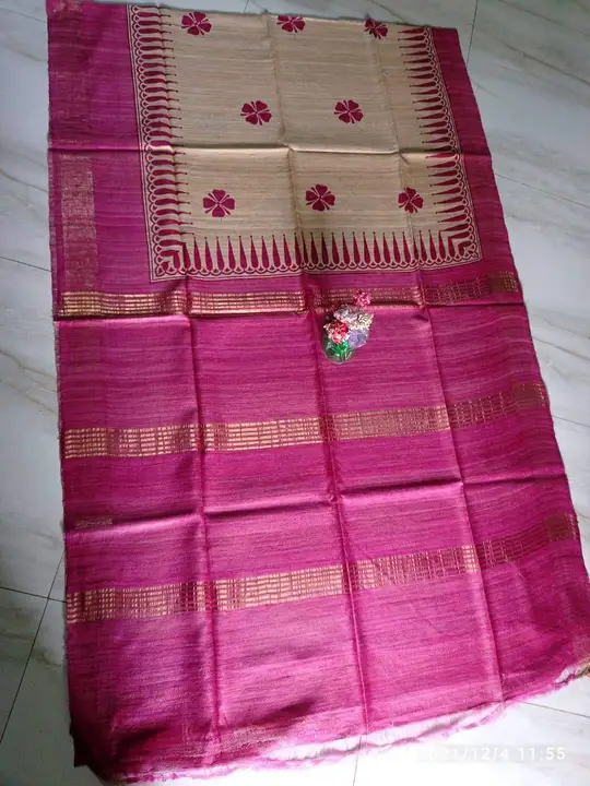 Pure tussar ghicha silk sarees  uploaded by business on 8/6/2023