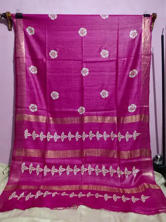 Pure tussar ghicha silk sarees  uploaded by A1 CREATIONS  on 8/6/2023