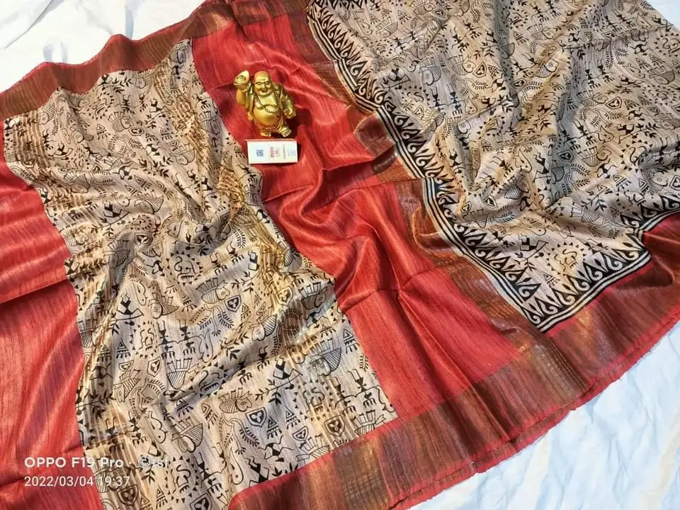 Pure tussar ghicha silk sarees  uploaded by A1 CREATIONS  on 8/6/2023