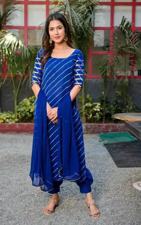 Kurti with dupatta and salwar  uploaded by Rohit creation on 8/6/2023