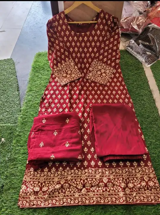 Kurti with dupatta and salwar  uploaded by Rohit creation on 8/6/2023