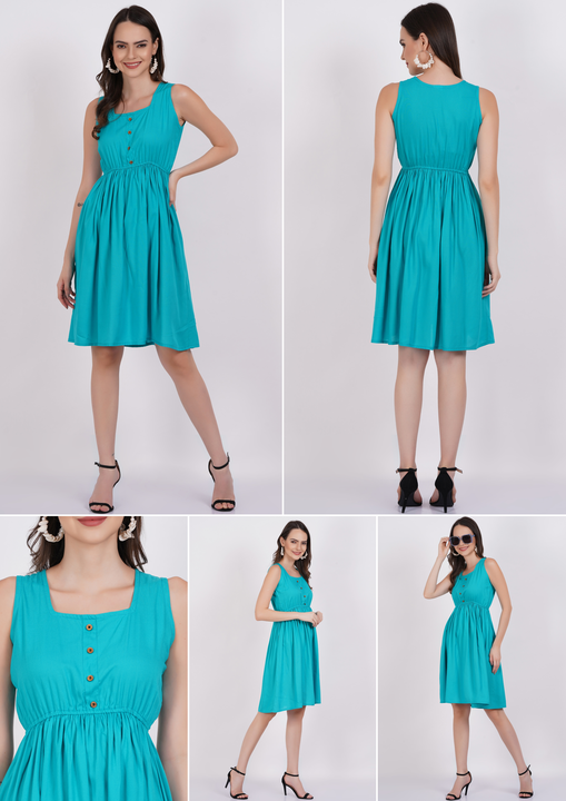Majestykart Women Fit & Flare Solid Dresses uploaded by Mahalakshami Enterprises (Majestykart) on 8/6/2023