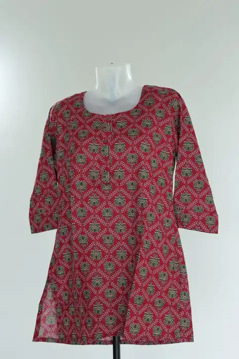 PURE COTTON TUNIC TOP  uploaded by SHREE RAM ENTERPRISES on 8/6/2023