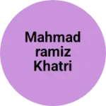 Business logo of MahmadRamiz khatri