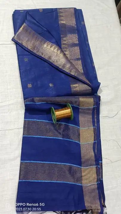 Kota Viscose silk saree with weaving boota design   uploaded by Kiran Textile on 8/6/2023