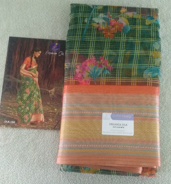 Organza Silk Sarees uploaded by business on 3/18/2021