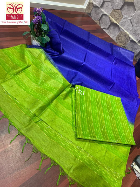 Tussar pure uploaded by Avika sarees on 3/18/2021