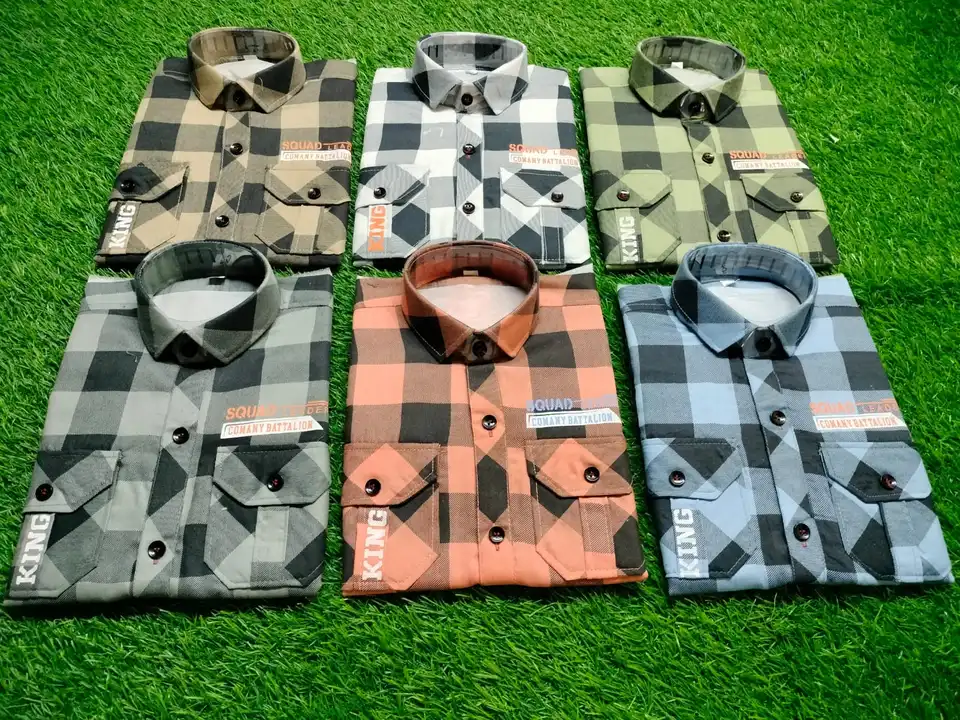 Kids fancy doubel pocket shirts 5 to 10 size  uploaded by business on 8/6/2023