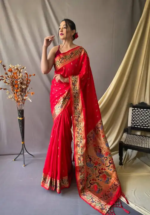 Paithani silk saree uploaded by Miss Lifestyle on 8/6/2023
