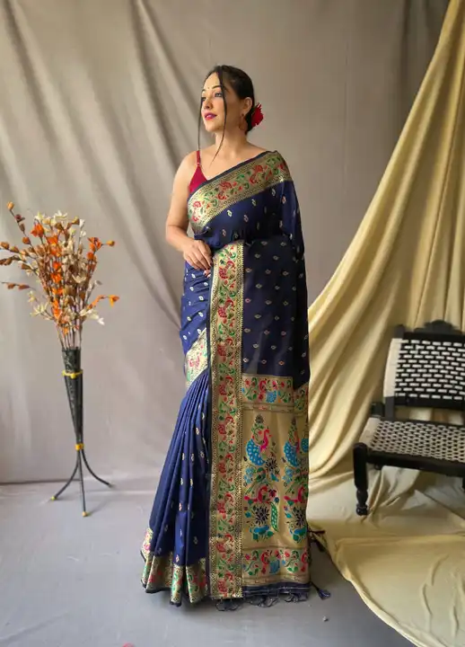 Paithani silk saree uploaded by Miss Lifestyle on 8/6/2023