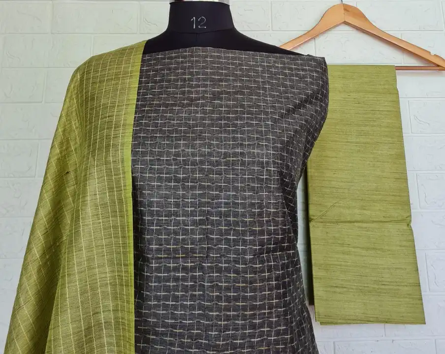 Jute Silk Suit with Kantha Stitch  uploaded by S Kumar Creations on 8/6/2023