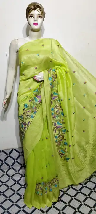 FALECHAR LINEN PURE SILK SAREE  uploaded by S.N.COLLECTIONS  on 8/6/2023