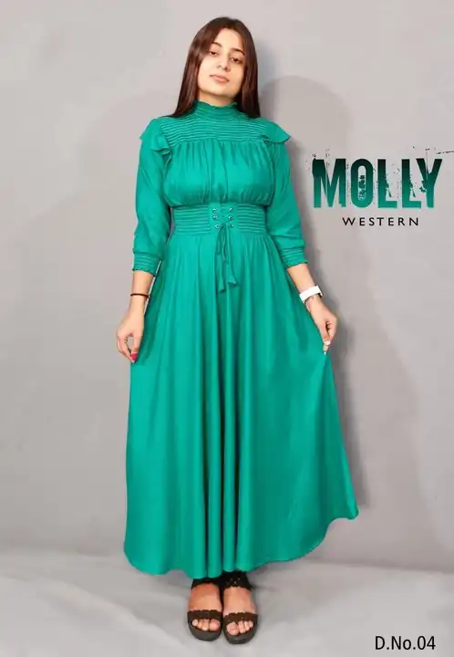 MOLLY WESTERN DRESS uploaded by SHIVA ENTERPRISE on 8/6/2023