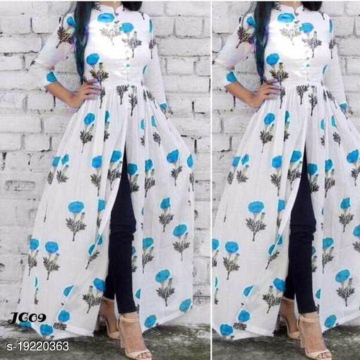 Front cut kurti uploaded by business on 3/18/2021
