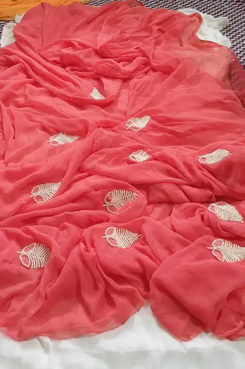 Pearl saree uploaded by B ikonic on 8/6/2023