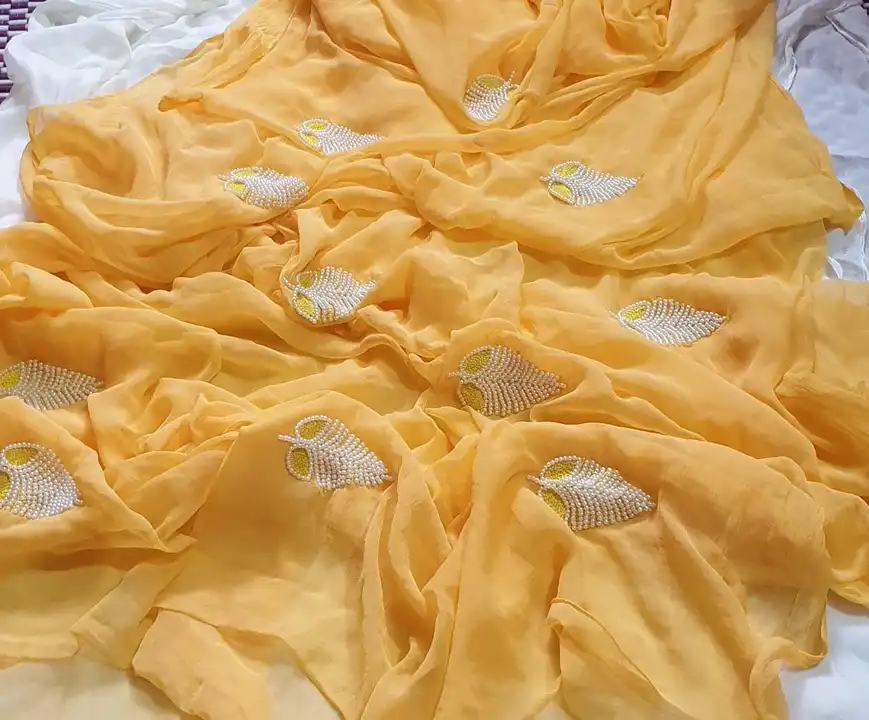 Pearl saree uploaded by B ikonic on 8/6/2023