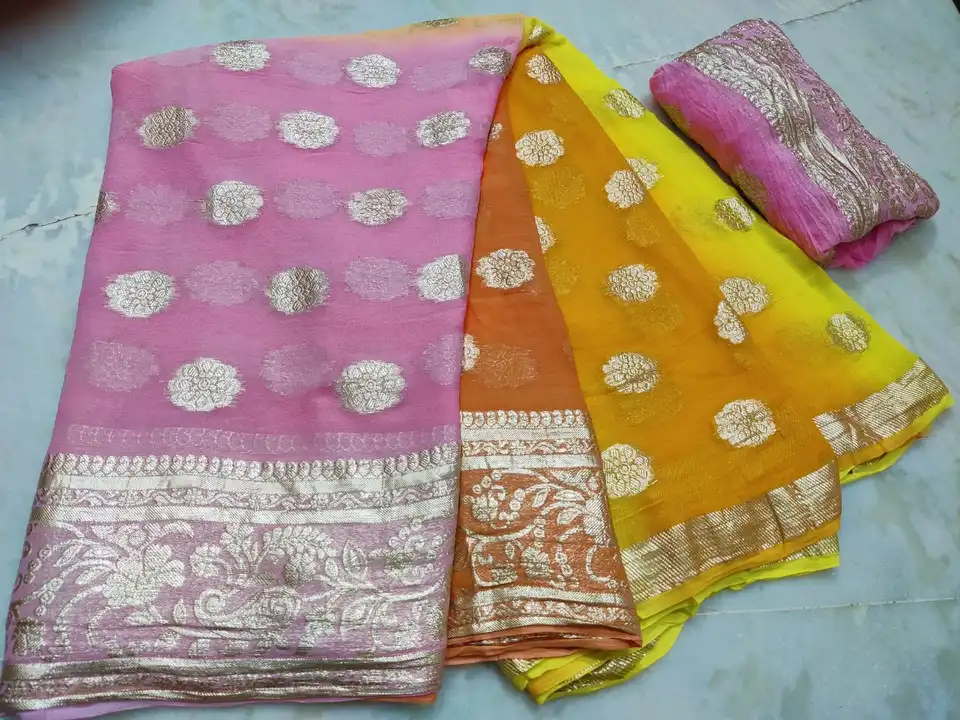 💖💖new Launching💖💖🥰🥰🥰🥰🥰🥰😍



🥰🥰big sele pure Georgette jaipuri die with beautiful rose  uploaded by Gotapatti manufacturer on 8/7/2023