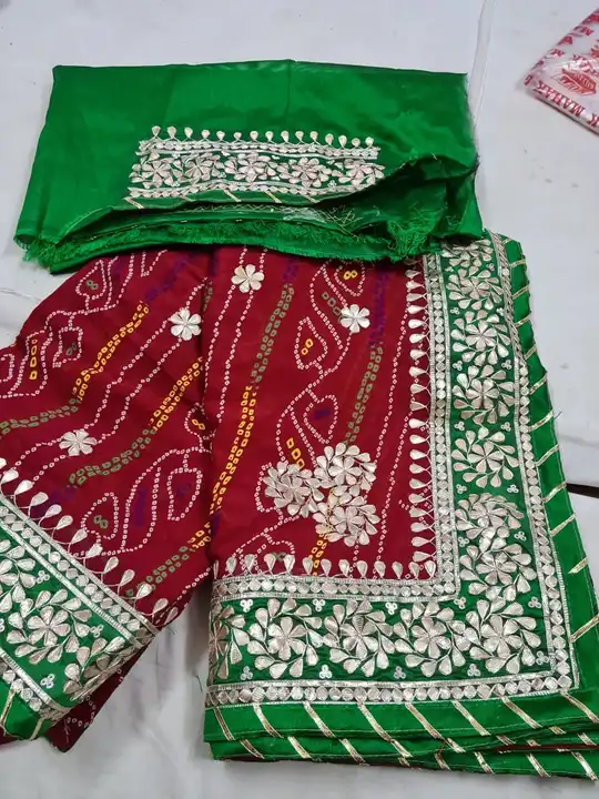 💞💞💞 *traditional bandhej chunari saree*💞💞❤️

*Ready stock*

😍😍😍😍😍😍😍😍
🌹 * *special bhan uploaded by Gotapatti manufacturer on 8/7/2023
