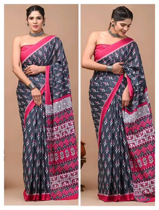 Cotton mul mul prited sarees uploaded by Biggest cotton handicarft on 8/7/2023