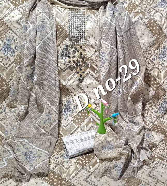 Self Cotton Suit And Dress Material  uploaded by Zuberiya Global on 8/7/2023