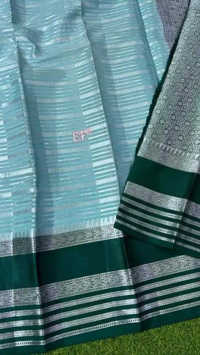 Banarasi daybal wam silk sarees uploaded by business on 8/7/2023
