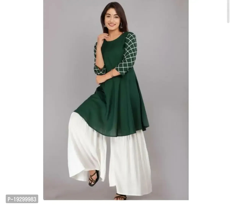 Stylish Anarkali Rayon Kurta Bottom Set For Women
 uploaded by Shopping Adda 🛍️ on 8/7/2023