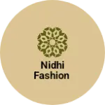 Business logo of Nidhi fashion