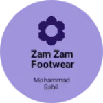 Business logo of Zam zam footwear shop