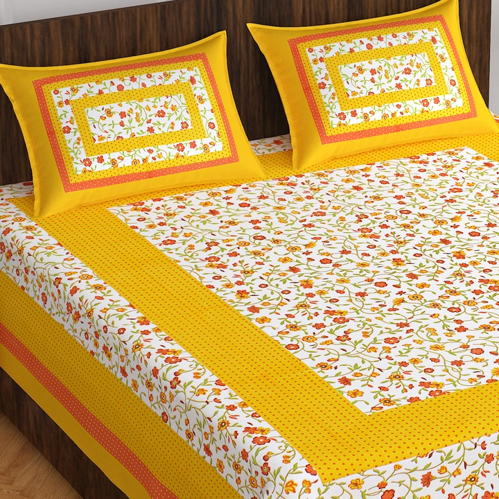 100% Cotton Double Badsheet With Pillow cover  uploaded by Plunder Province  on 8/7/2023