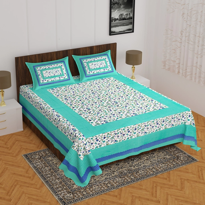 100% Cotton Double Badsheet With Pillow cover  uploaded by Plunder Province  on 8/7/2023