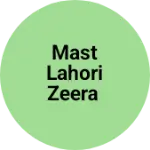 Business logo of Mast Lahori zeera