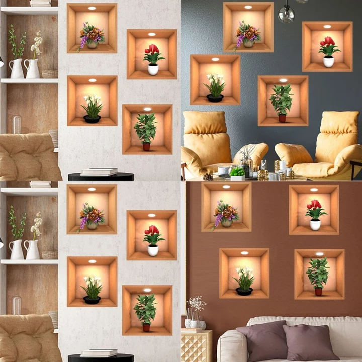 3d flower wall stickers  uploaded by business on 8/7/2023