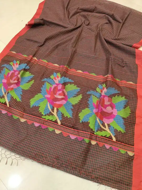 Pure reshom kota saree uploaded by Collating on 8/7/2023