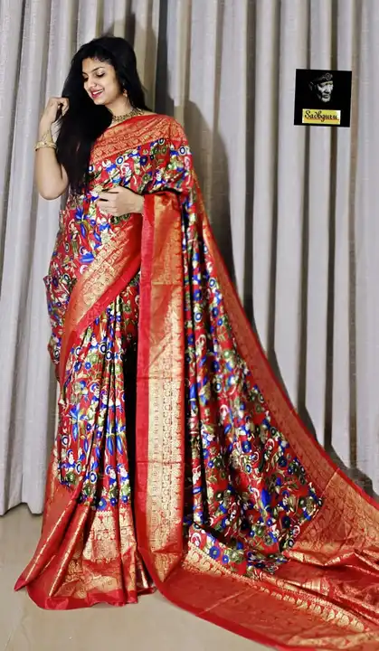 Kalankari Dola silk saree 9848534552 uploaded by Chandini fashion on 8/7/2023