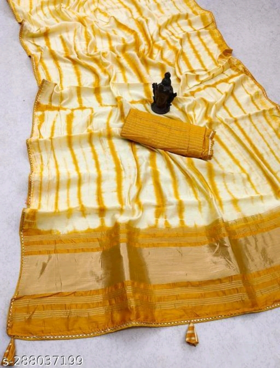 Lagdi patta sarees  uploaded by The Lord Krishna Fab on 8/7/2023