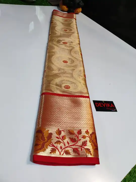 Tissue saree  uploaded by GA Fabrics on 8/7/2023