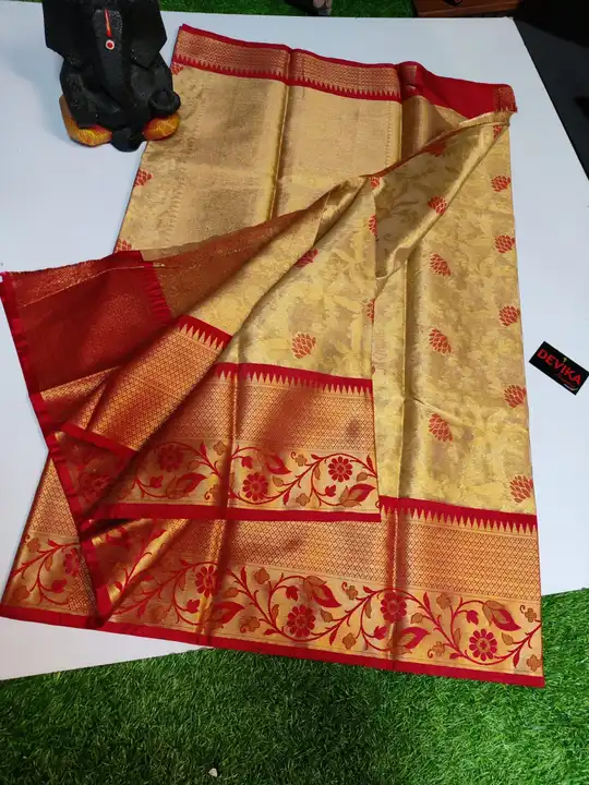 Tissue saree  uploaded by business on 8/7/2023