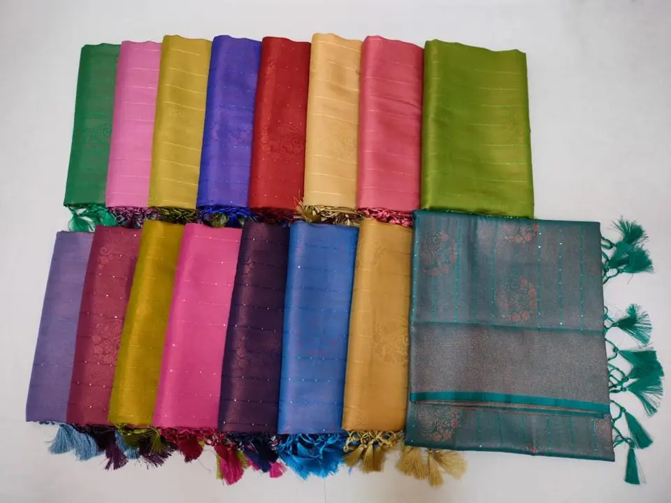 Saree SOFTY sequence work  uploaded by business on 8/7/2023