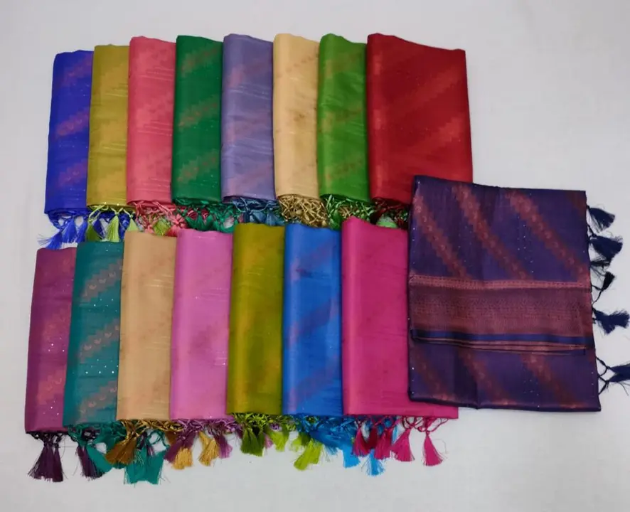 Saree SOFTY sequence work  uploaded by M ARVIND & CO on 8/7/2023