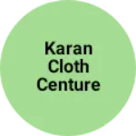 Business logo of Karan cloth centure