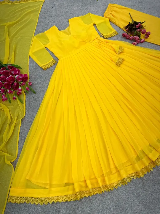 new anarkali party wear gown uploaded by Valam fashion on 8/7/2023