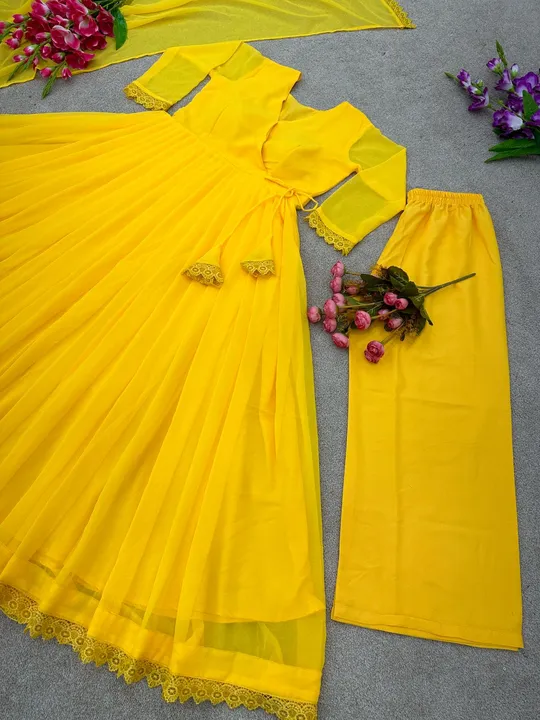 new anarkali party wear gown uploaded by Valam fashion on 8/7/2023